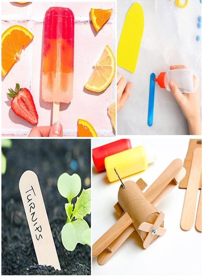 EWVVSS 4 Style 500 Pcs Waxing Sticks Assorted Wax Applicator Sticks For Body Legs Face With Small Medium Large Sizes Wood Popsicle Sticks For Waxing Or Wood Craft Sticks - Image 5